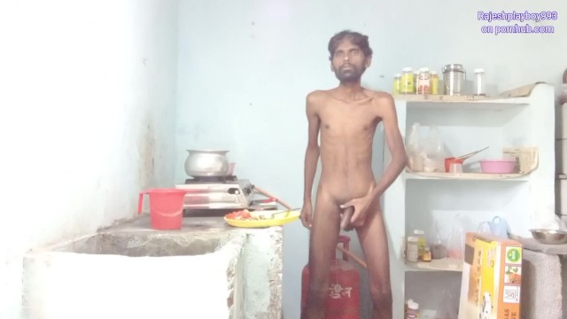 Rajeshplayboy993 cooking aalu curry, spanking, fingering in the ass hole