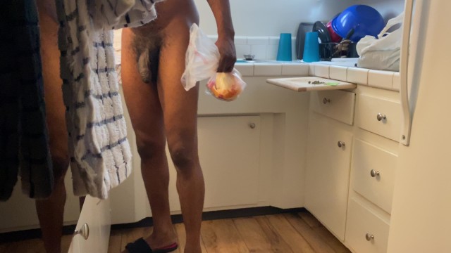 CAUGHT - MY STEPDAD CAUGHT ME RECORDING HIM NAKED IN THE KITCHEN