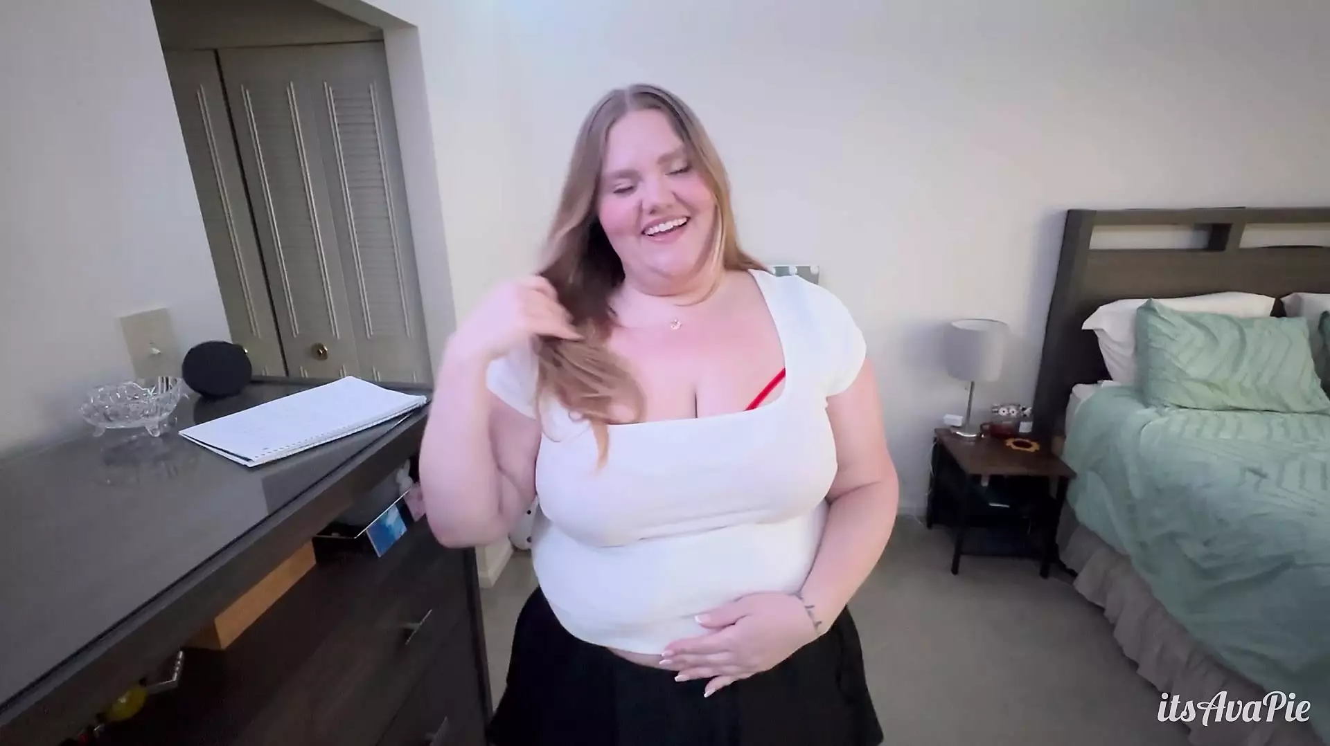 FINAL lesson with BBW teacher POV